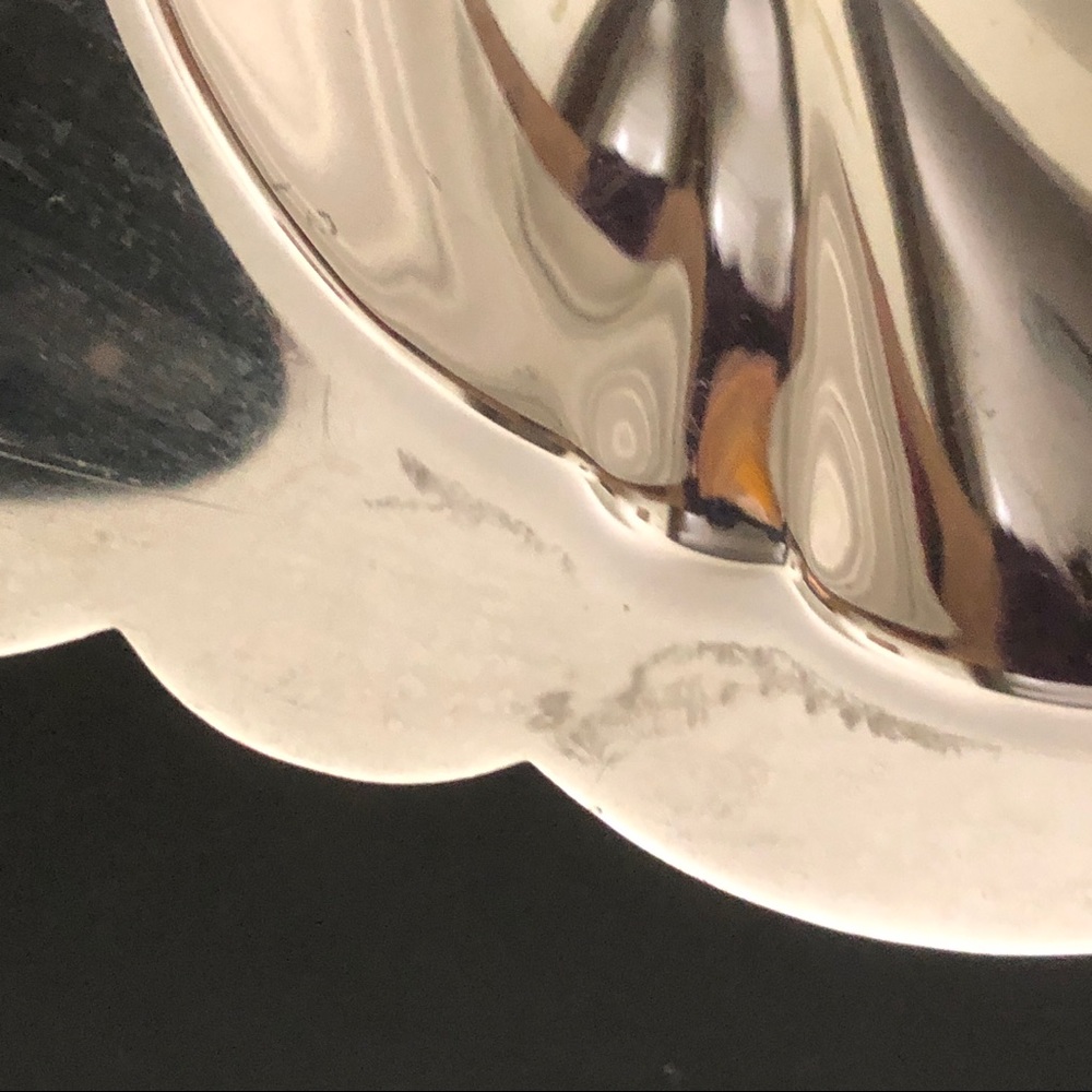 Silver Shell Footed Serving Tray - Large - Picture 10 of 14